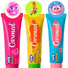 KIT CARMED FINI DENTADURAS BEIJOS E BANANAS 10G GLOSS LABIAL