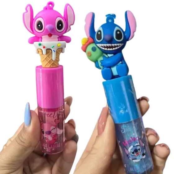 STITCH ANGEL LIP GLOSS LABIAL BRILHO 3D SWEET