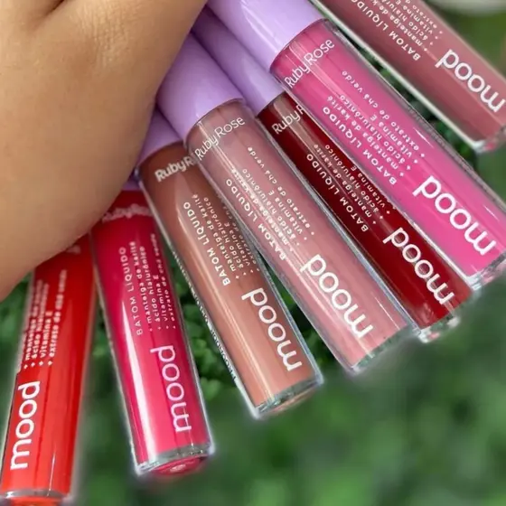 MOOD BATOM LÍQUIDO MATTE RUBY ROSE + KARITÉ & HIALURÔNICO