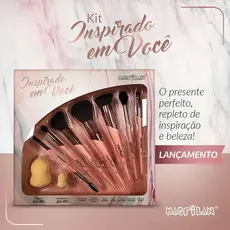 KIT 7 PINCÉIS E 2 ESPONJAS MACRILAN INSPIRADO EM VOCÊ