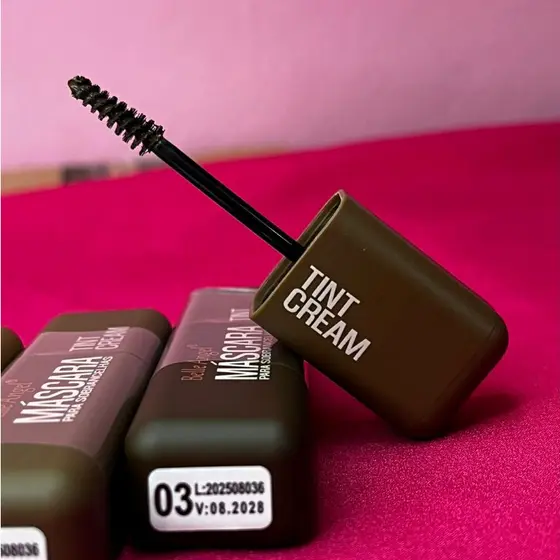 Máscara Com Cerdas Para Sobrancelhas Tint Cream Belle Angel