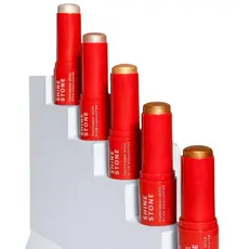 Iluminador Stick Shine Stone Ruby Rose Textura Cremosa
