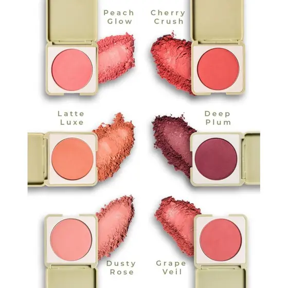 NATURAL FLUSH BLUSH COMPACTO SILK SKIN RUBY ROSE