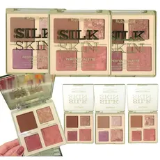 PALETA DE CONTORNO, BLUSH E ILUMINADOR SILK SKIN RUBY ROSE