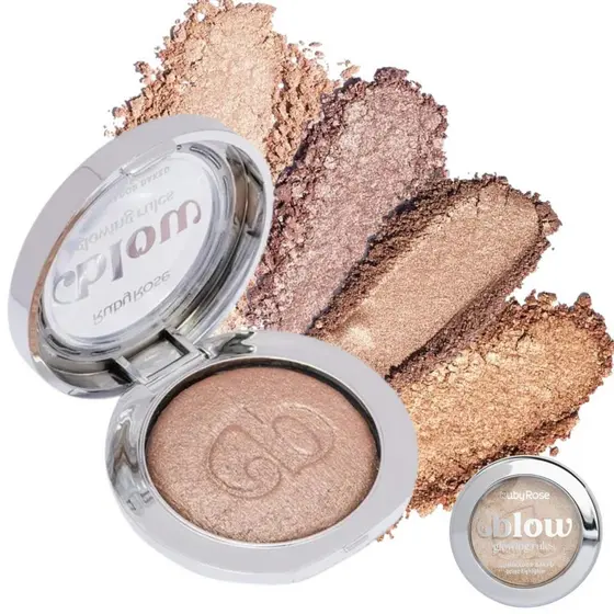 ILUMINADOR PIGMENTADO BAKED GLOWING RULES BLOW RUBY ROSE