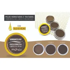 PASTA CORRETIVA PARA SOBRANCELHAS MAHAV LIMITA E DEFINE COM NATURALIDADE