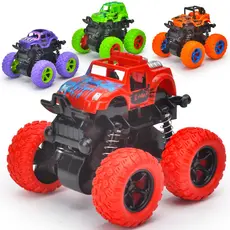Miniatura Carrinho Monster Truck Pick Up Bigfoot Fricção cambalhota 360