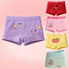 Kit com 02/05/10 Calcinha Importada box Shortinho Infantil menina Estampada Tam 02 a 10 Anos  I