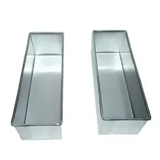 Forma para Panificação Resistente e Durável de aluminio 30x10x10