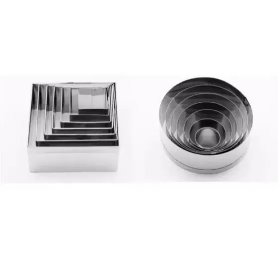 Kit Profissional de Aros Cortadores 7 tamanhos