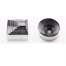 Kit Profissional de Aros Cortadores 7 tamanhos