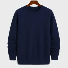 Blusa Moletom Careca liso gola redonda unissex com ribana flanelado de frio Promoção