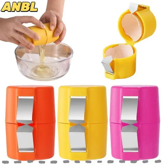 Ferramenta Abridor De Ovos ANBL , Casca De Ovo Bonito De Aço Inoxidável , De Cozimento De Cozinha Portátil Separadora