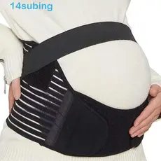 SUBING Faixa De Barriga Para Maternidade , Cintos Respiráveis Ajustáveis Mulheres Grávidas , Cinta De Suporte Abdominal