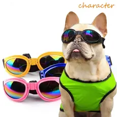 Personagem Óculos De Proteção Para Cães Animais De Estimação À Prova D'água De Vento Médio Grande Cachorro UV