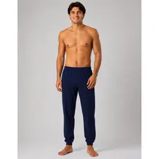 Calça de pijama masculina 100% algodão antialérgica frio inverno confortável