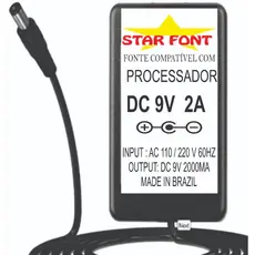 Fonte DC 9V Para Processador Estatístico Shimadzu