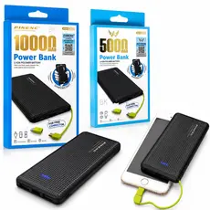 Carregador Portátil Pineng Power Bank 10.000mah 5000mah com adaptador iPhone Lightning USB Android