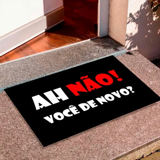 Tapete Tapete Capacho Porta de Entrada Decorativo Tapete Quarto Tapete Porta de Entrada - Você Denovo - Mega Oferta
