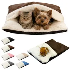 Cama Caminha Saco de Dormir Canguru Pet Cachorro e Gato Sherpa Carneiro Quentinho Petliz