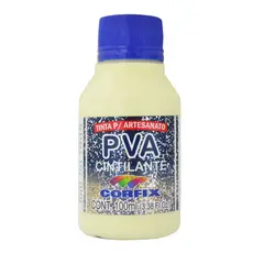Tinta PVA Cintilante Corfix 100ml - Marfim 304