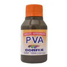 Tinta PVA Artesanato Corfix 100ml - Dark Chocolate 354