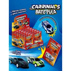Carrinho Bate e Pula Infantil Brinquedo Educativo Colorido e Resistente Presente Perfeito