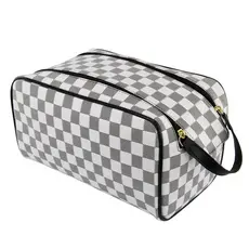 Nécessaire Grande/ Masculina Feminina / Organizadora Viagem / Bolsa de Mão / Porta Chuteiras / Porta Maquiagens BRANCO1
