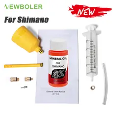 NEWBOLER 2023 Novo SHIMANO Óleo Mineral Hidráulico Para Freio De Bicicleta Kit De Sangramento De A Disco