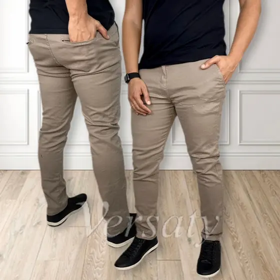 Calça SARJA Masculina Sport Fino Skinny com Lycra Slim Jeans