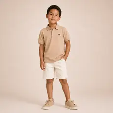 Camisa Gola Polo Infantil e Juvenil Premium Manga Curta Bebê Menino Algodão de alta Qualidade