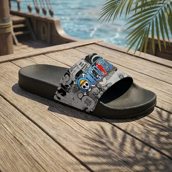 Chinelo Estilo Confortável Masculino Chinelo Slide One Piece