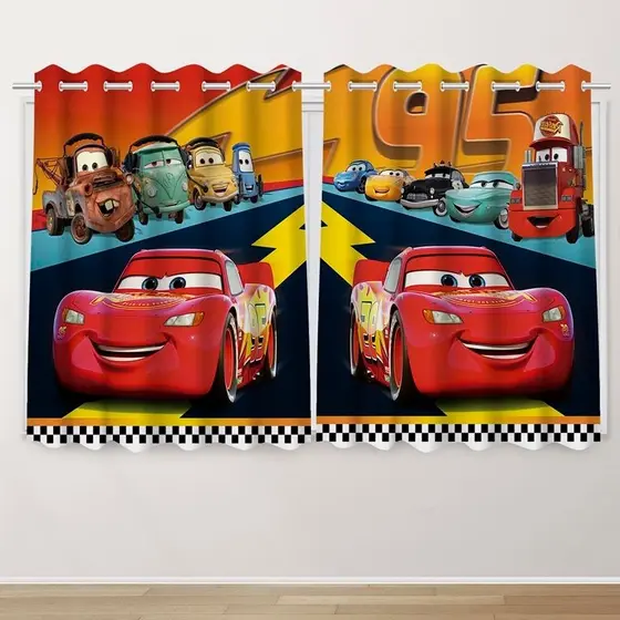 Cortina Infantil 2,60x1,50 Carros