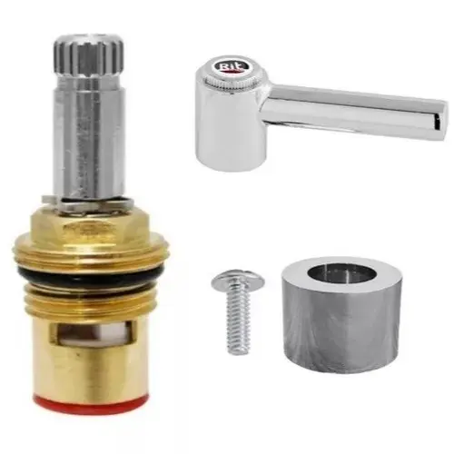 Reparo Torneira Cartucho Cerâmico Cabeçote M18 1/4 De Volta + Volante C72