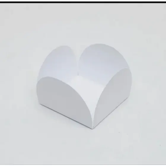 1000 forminhas para doces 4 pétalas branca, aniversário festas, casamento
