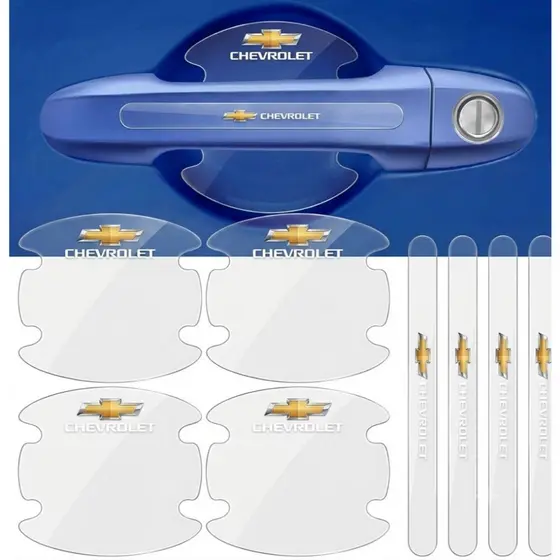 kit Adesivo Protetor Maçaneta 3D Alto Relevo - universal