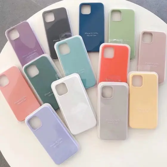Capa Case Capinha Silicone Aveludado iPhone 11 13 15pro Max