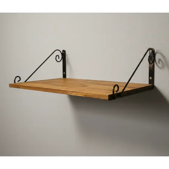 1 Uni. Prateleira para Microondas 40x60 + Suporte Invertido Decorativo