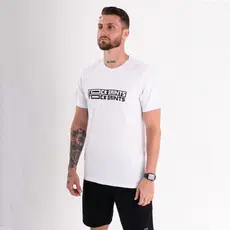 Camiseta Rock Saints Escrita Duplicada