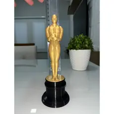 Estatueta de Premiação Dourada para Decoração