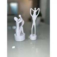 Pai e Filho / Mãe e filho / Mãe e Bebê estatua decoração casa família e escritório