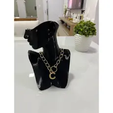 Busto expositor para joias e bijuterias Brinco e Colar