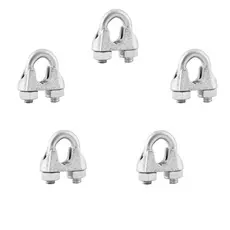 Clips de Aço Galvanizado para Cabo de Aço 1/8