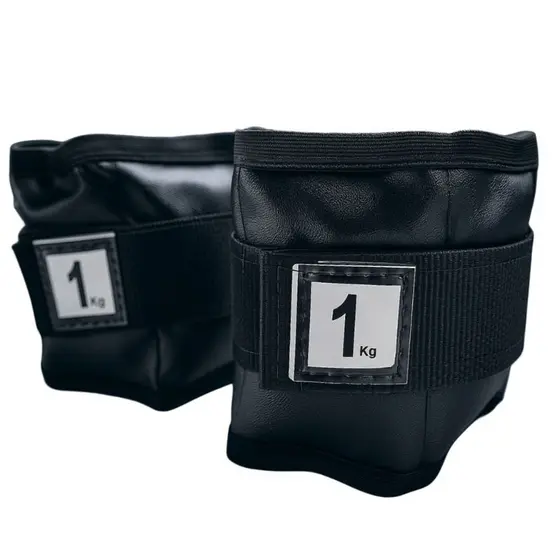 Tornozeleira Profissional 1kg  Caneleira De Peso Academia (Par)