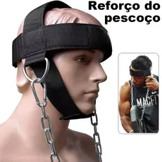 Cinto Fortalecimento do Pescoço Profissional Exercício Musculação Fitness