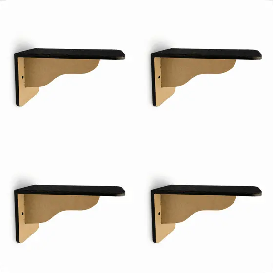 Kit Degraus Para Gatos Em MDF Com Carpete Antiderrapante - ENVIO MONTADO