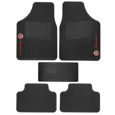 Kit tapete automotivo Fiat + capa para volante