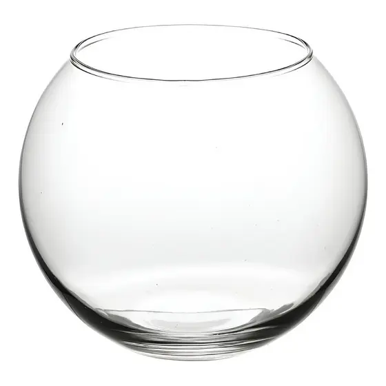 Kit 2 Mini Vaso Castiçal Tipo Aquário De Vidro 10x13cm 800ml Água Flores Pedra Terrario Acrilico