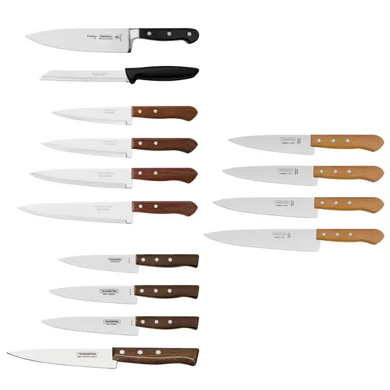 Faca Peixeira Para Cozinha e Uso Em Geral, Aço Inox, Aço Carbono TRAMONTINA