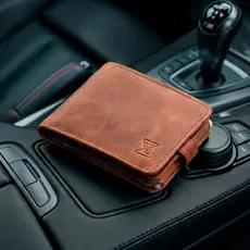 Carteira Masculina Couro Legítimo Porta Cartão CNH Documentos Dinheiro Moedas Grande | Premium e Elegante